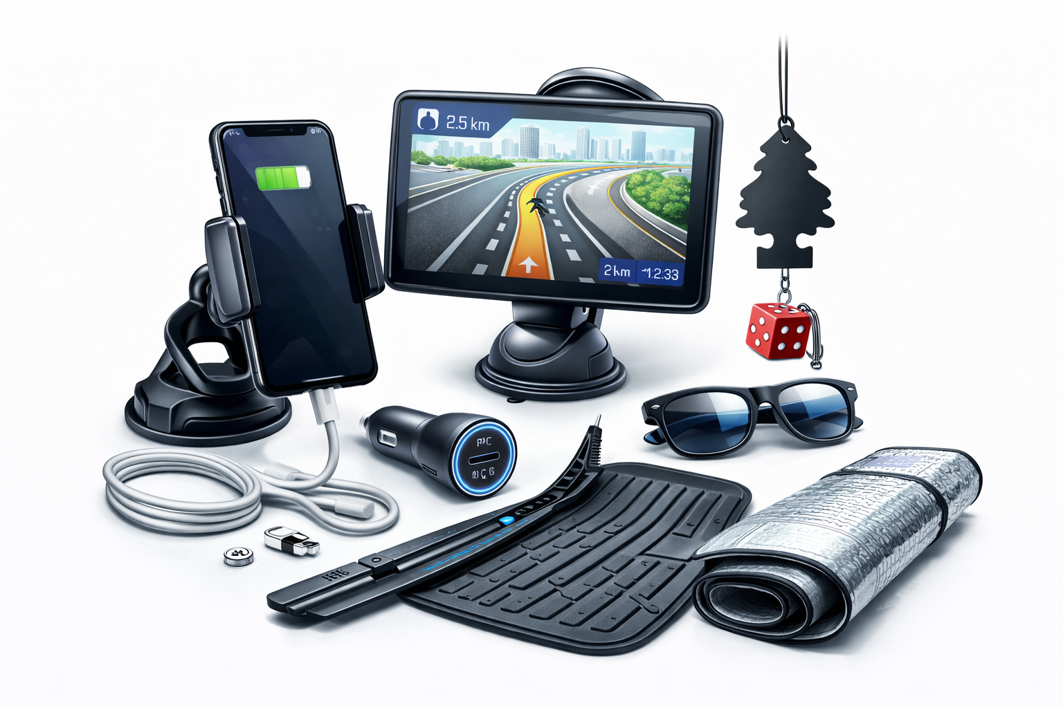 Interior Accessories - Mats, holders, fragrances, organizers and accessories